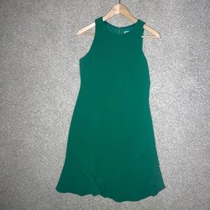 Fun green ruffle bottom dress